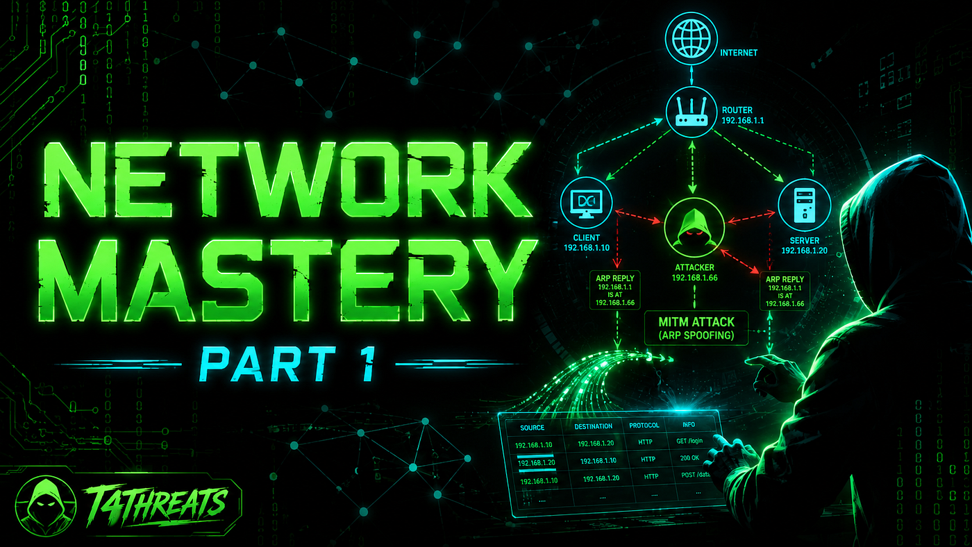 Networking Fundamentals Every Pentester Must Know (N-01 → N-10) | T4Threats
