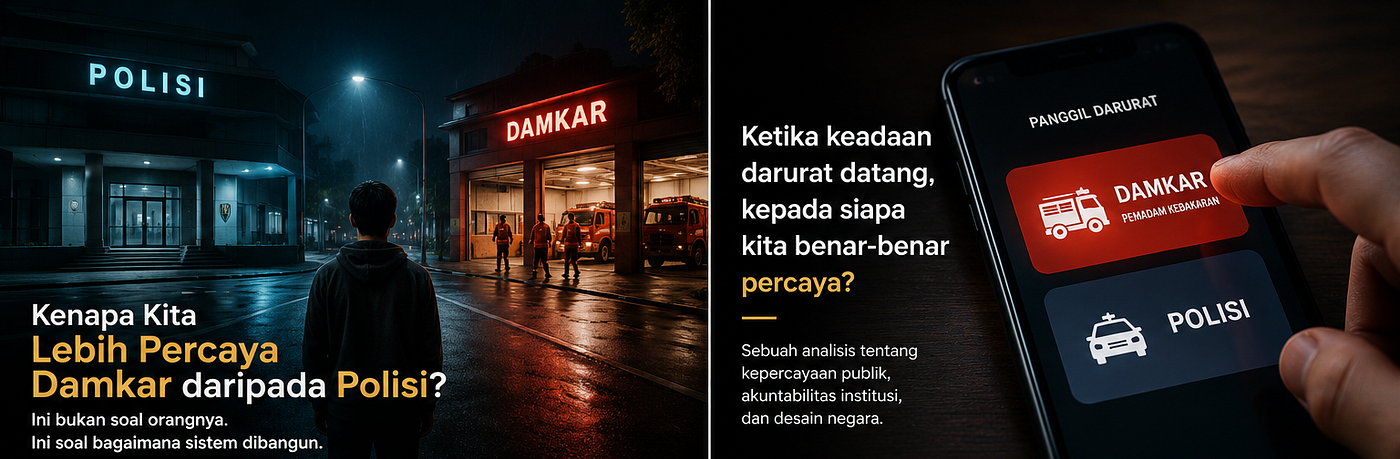 Kenapa Kita Lebih Percaya Damkar dari Polisi?