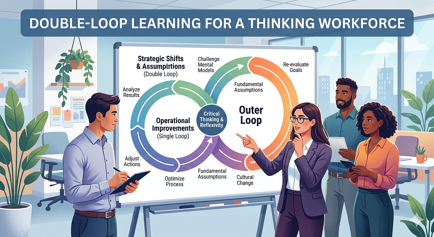 Beyond Single-Loop: Why Your Workforce Needs Double-Loop Learning | MaxLearn LMS