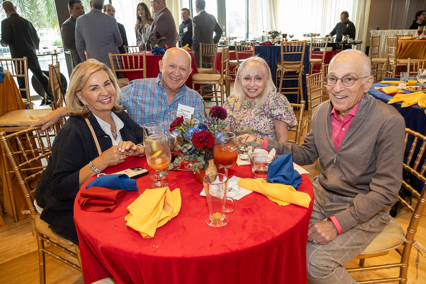 Sonia Gleit, Michael Gleit, Suzanne Scharf, Bernard Scharf (Credit — Downtown Photo)