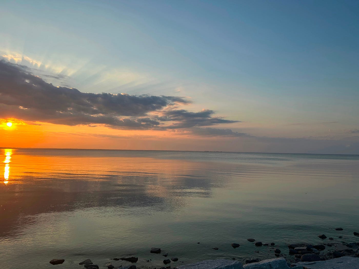 Before the prompts separated into themes, they were all here in the evening light. Photo by Author