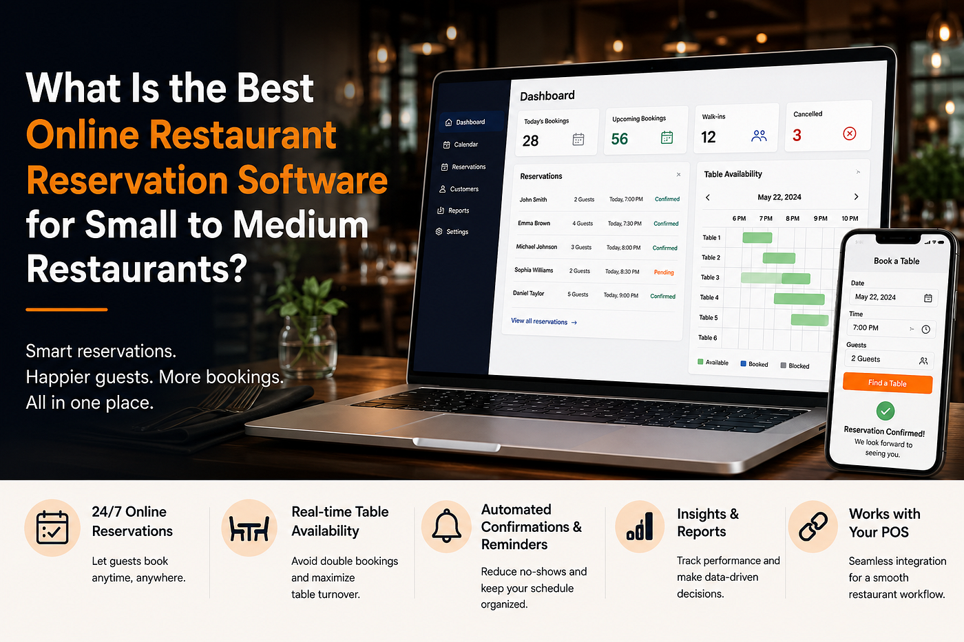 Best Table Booking System for Restaurants | TableReady UK