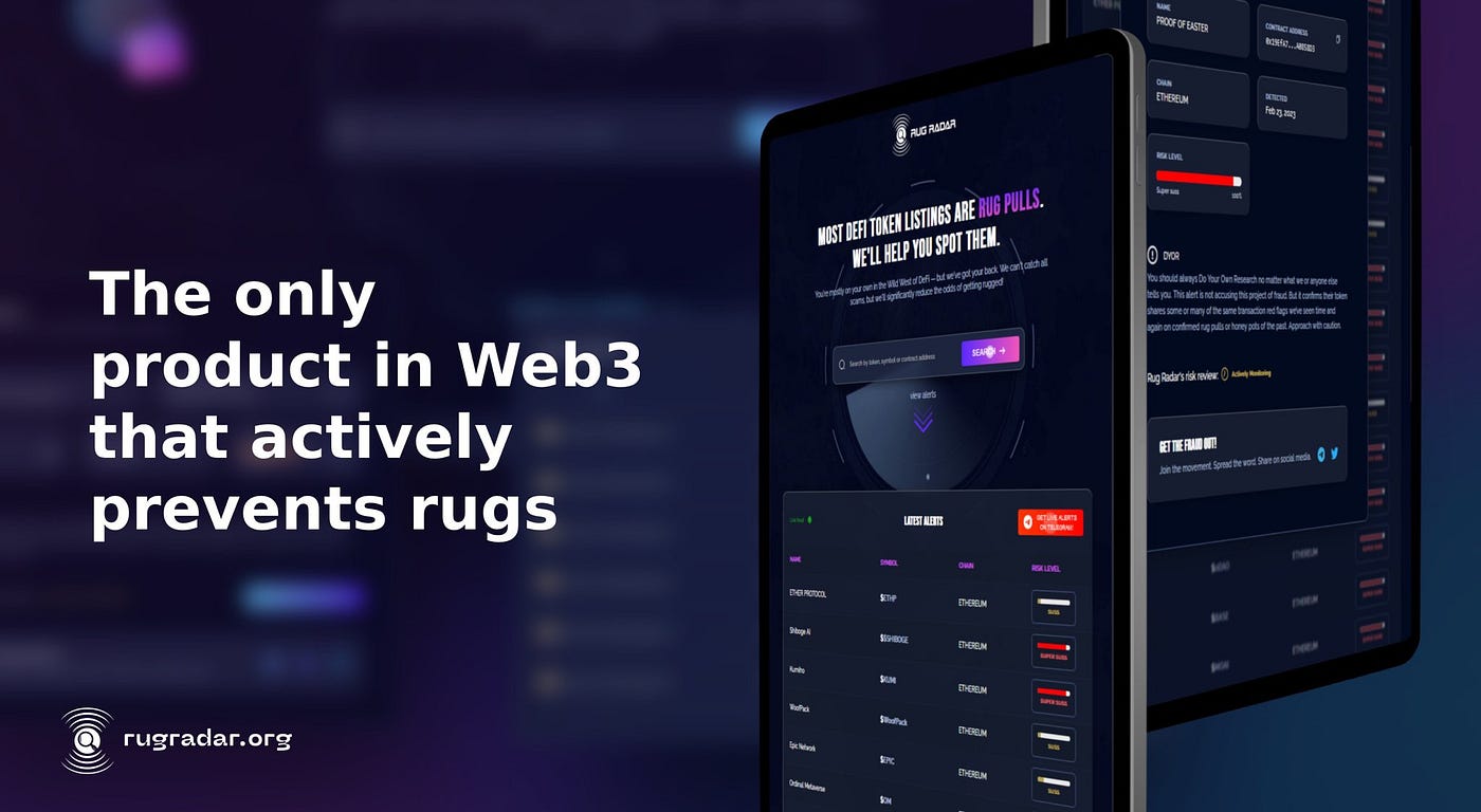 How Rug Radar Solves Crypto Rug-Pulls by Josh Olin | Medium