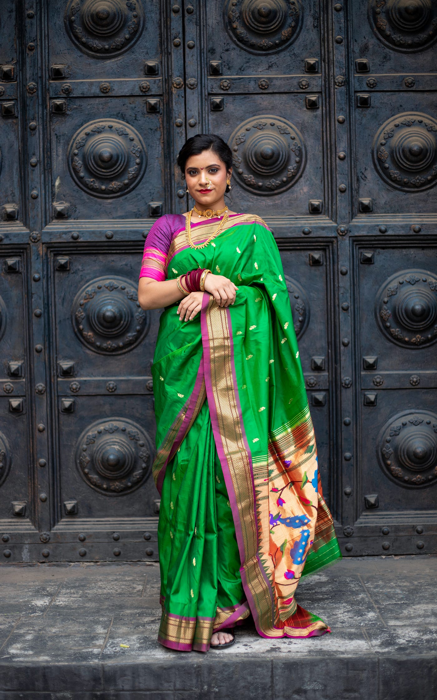 Paithani 2025 saree fancy