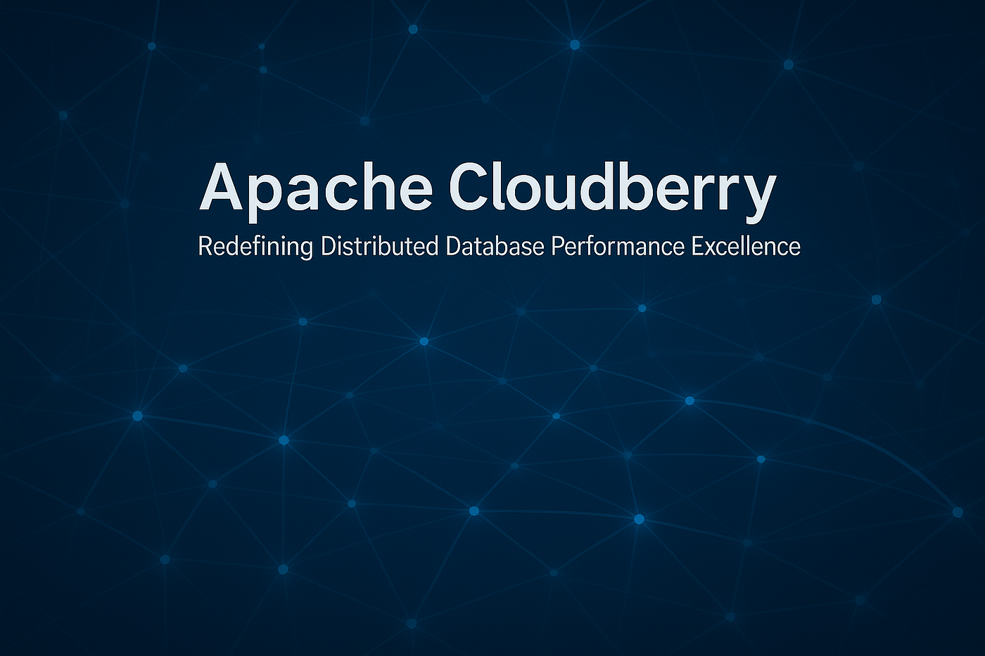 Apache Cloudberry: Redefining Distributed Database Performance Excellence