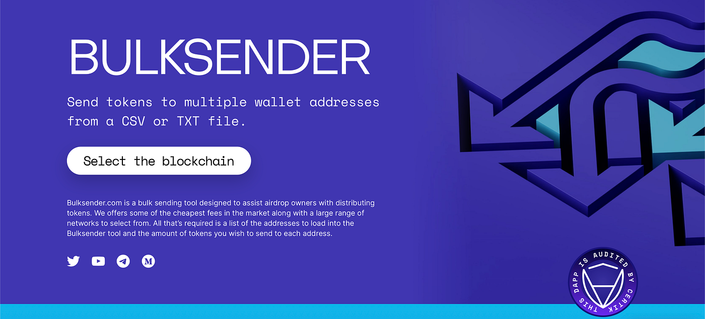Simplify Your Crypto Transactions with BulkSender.com | by Bulksender.com |  Medium