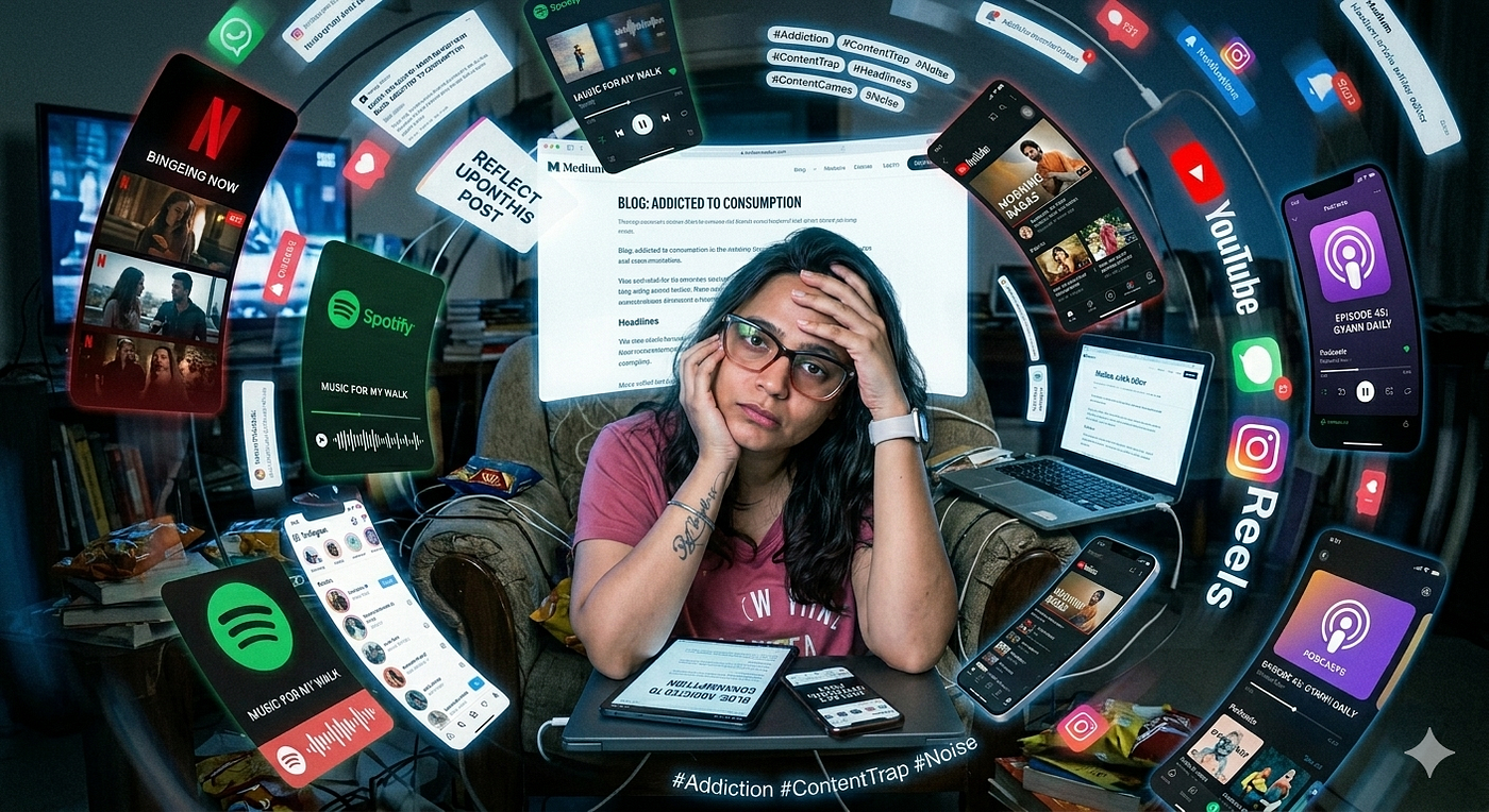 The Content Consumption Trap: How Constant Input is Killing Our Originality