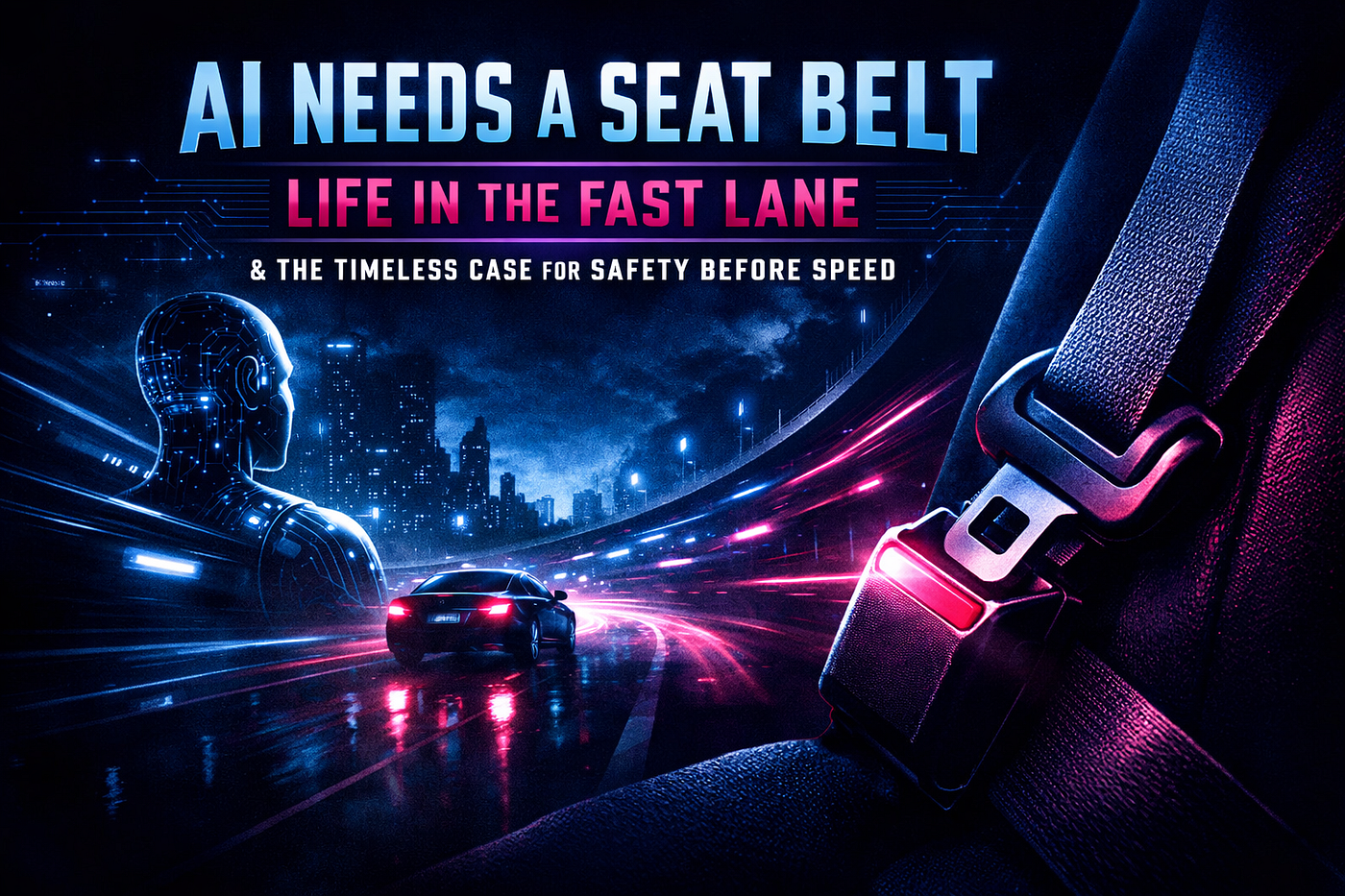 AI Needs a Seat Belt: Life in the Fast Lane and the Timeless Case for Safety Before Speed