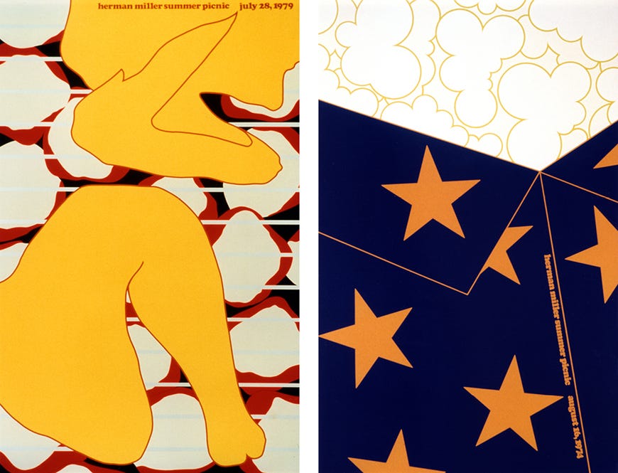 1979年オリジナルHermam millerハーマンミラーSummer picnic Poster