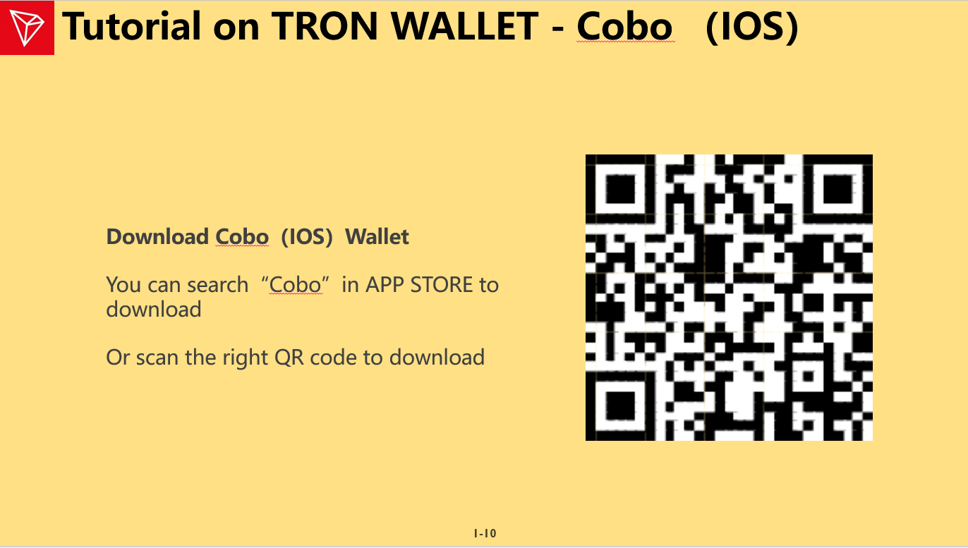 Tutorial on TRON WALLET — Cobo （IOS） | by TRON DAO | TRON | Medium