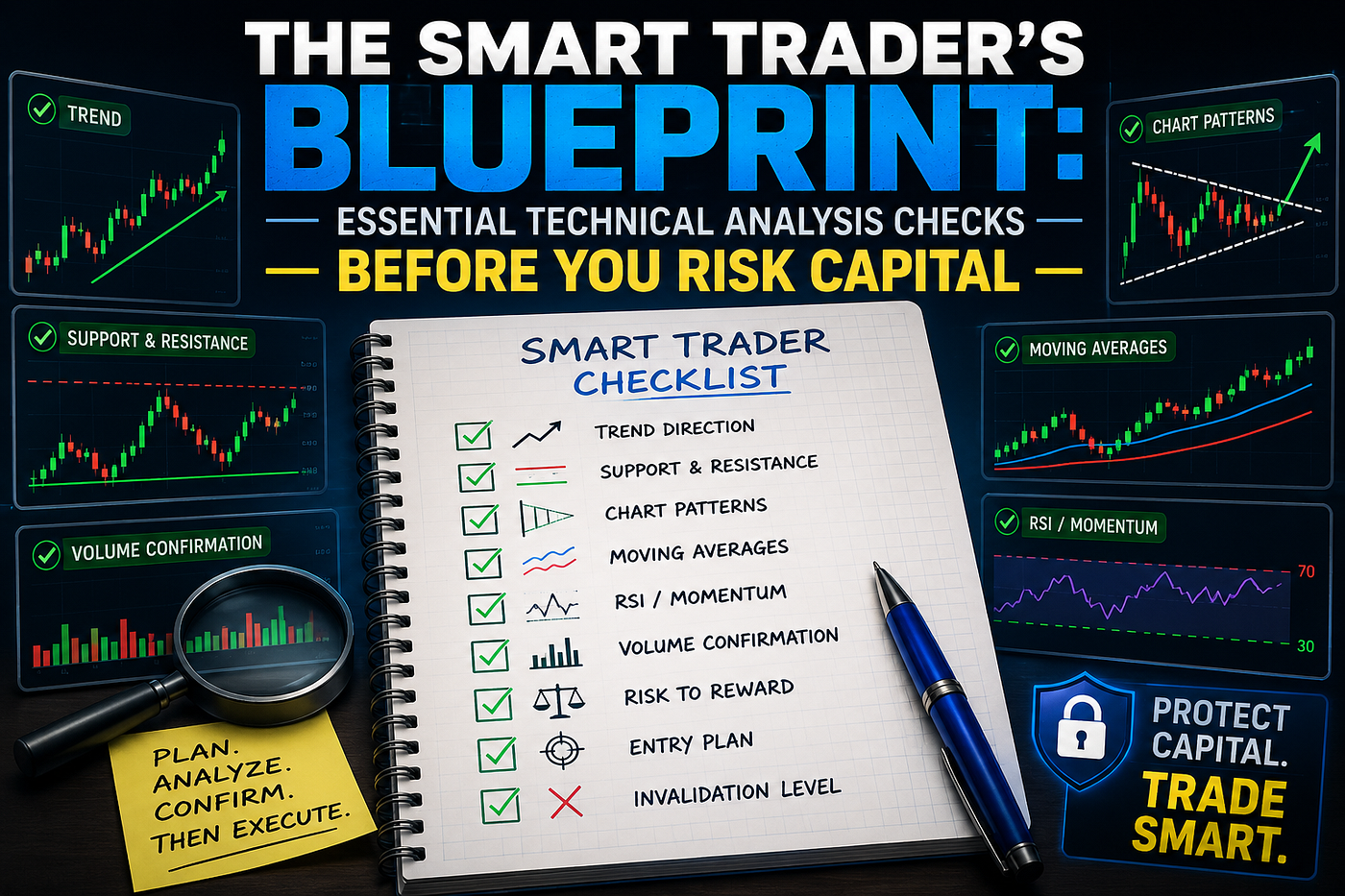 The Smart Trader’s Blueprint: Essential Technical Analysis Checks Before You Risk Capital