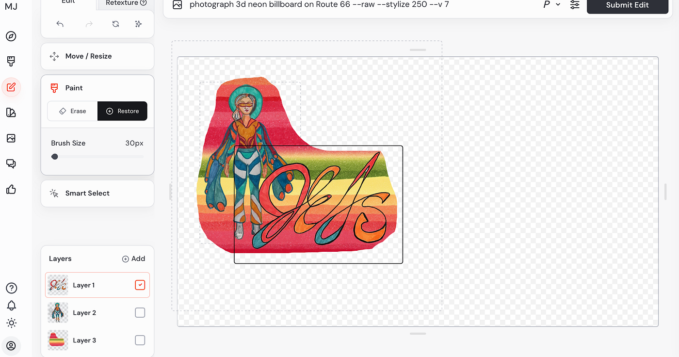 Have some fun with Midjourney Layers and custom doodles | by Julia Fletcher  | Medium