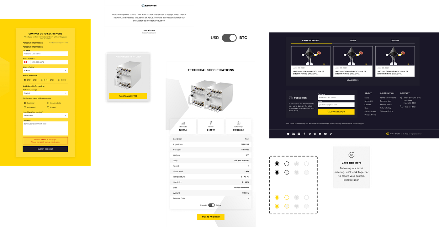 Behind the Scenes of the Crypto Design System | by Kyrylo Liakhovets |  Design Systems Collective