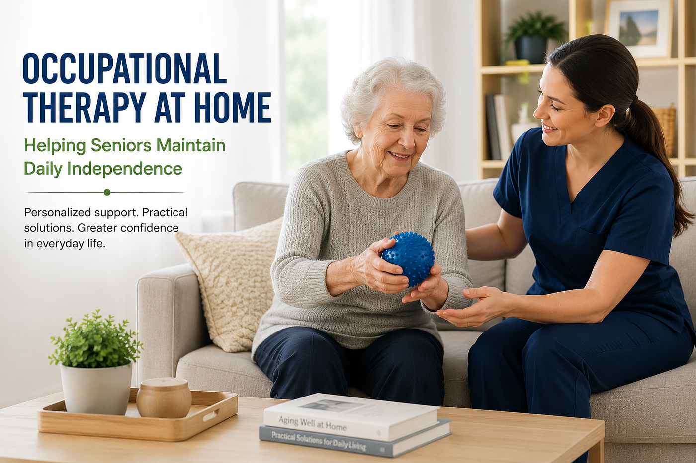 How Occupational Therapy at Home Can Help Seniors Maintain Daily Independence