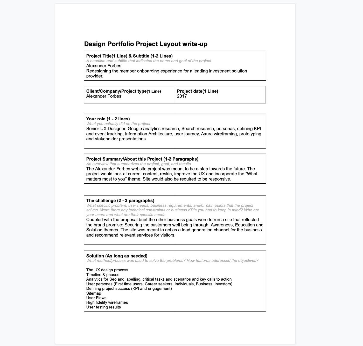 UX Case Study Example #2 plus free template | by Calvin | UX Planet
