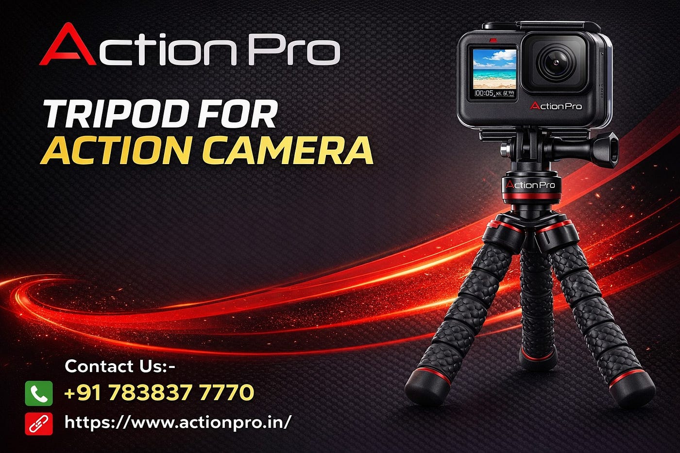 Tripod for Action Cameras: Top Camera Mount Holder Options