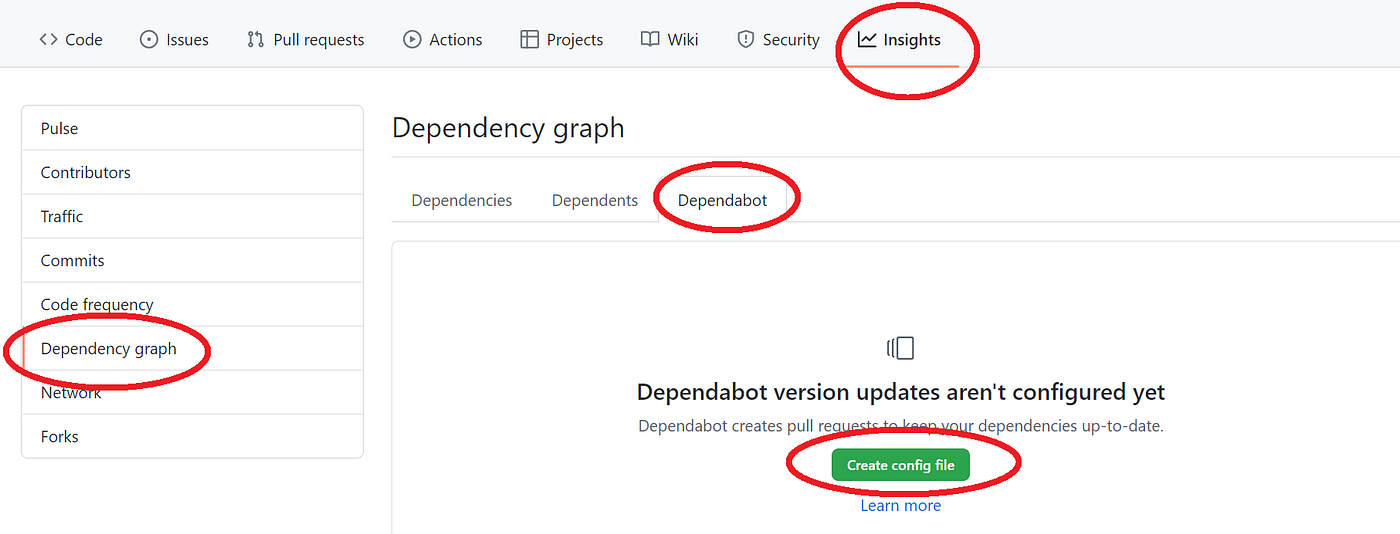 Guia de início rápido do Dependabot - GitHub Docs