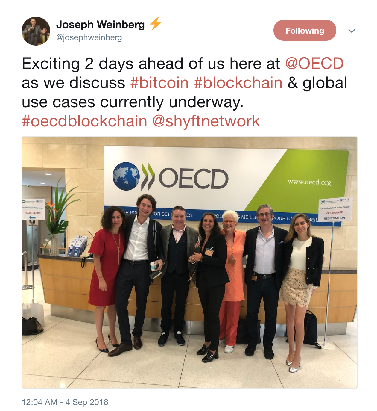 OECD Blockchain Policy Forum: Day 1 Highlights | by Shyft Network | Shyft  Network | Medium