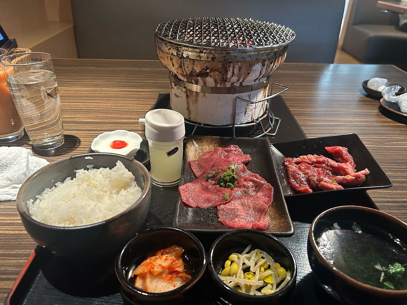 My yakiniku time in Japan.