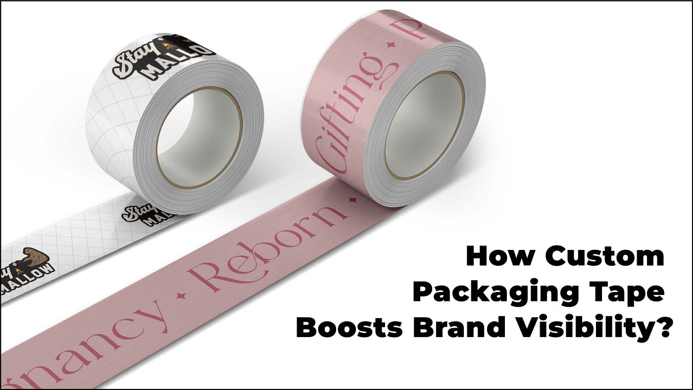 Custom Packing Tape - Water-Activated Shipping Tape