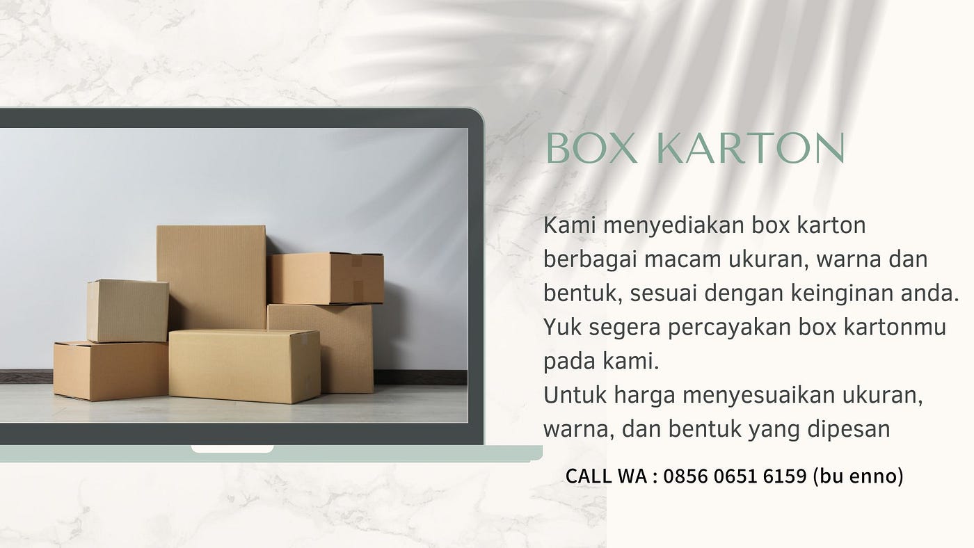 CALL WA : 085606516159 | Kotak Kue Kardus