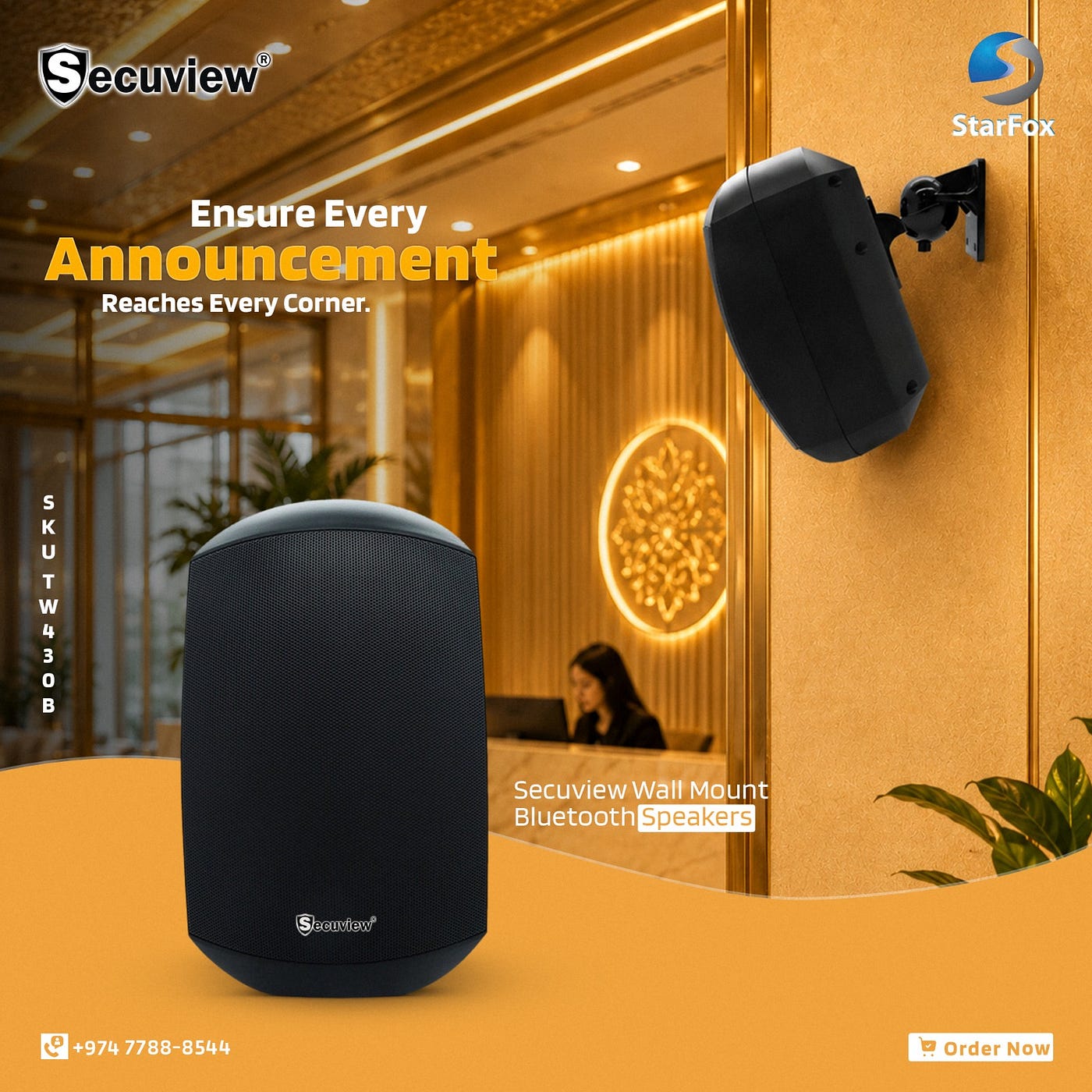 Why a Wall Mount Bluetooth Speaker is the Smart Choice for Commercial Audio Systems?