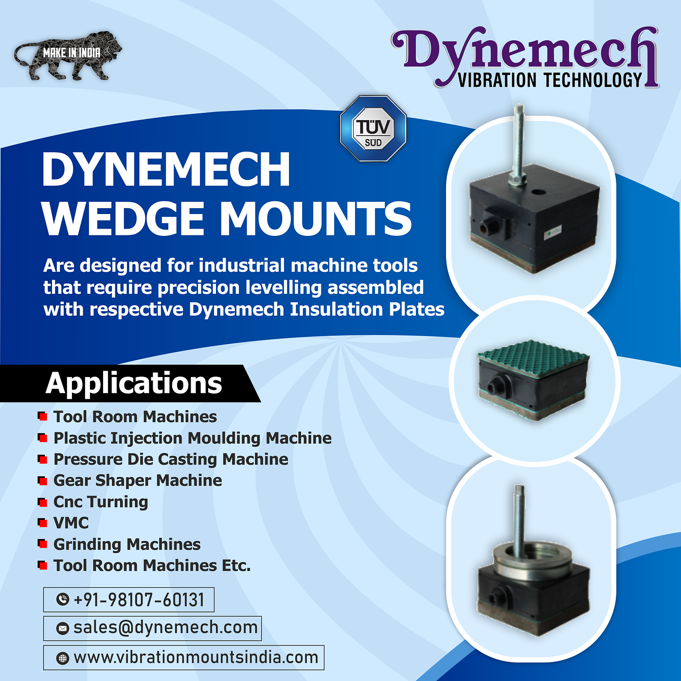 𝐃𝐲𝐧𝐞𝐦𝐞𝐜𝐡 𝐕𝐢𝐛𝐫𝐚𝐭𝐢𝐨𝐧 𝐓𝐞𝐜𝐡𝐧𝐨𝐥𝐨𝐠𝐲’𝐬 𝐖𝐞𝐝𝐠𝐞 𝐌𝐨𝐮𝐧𝐭𝐬