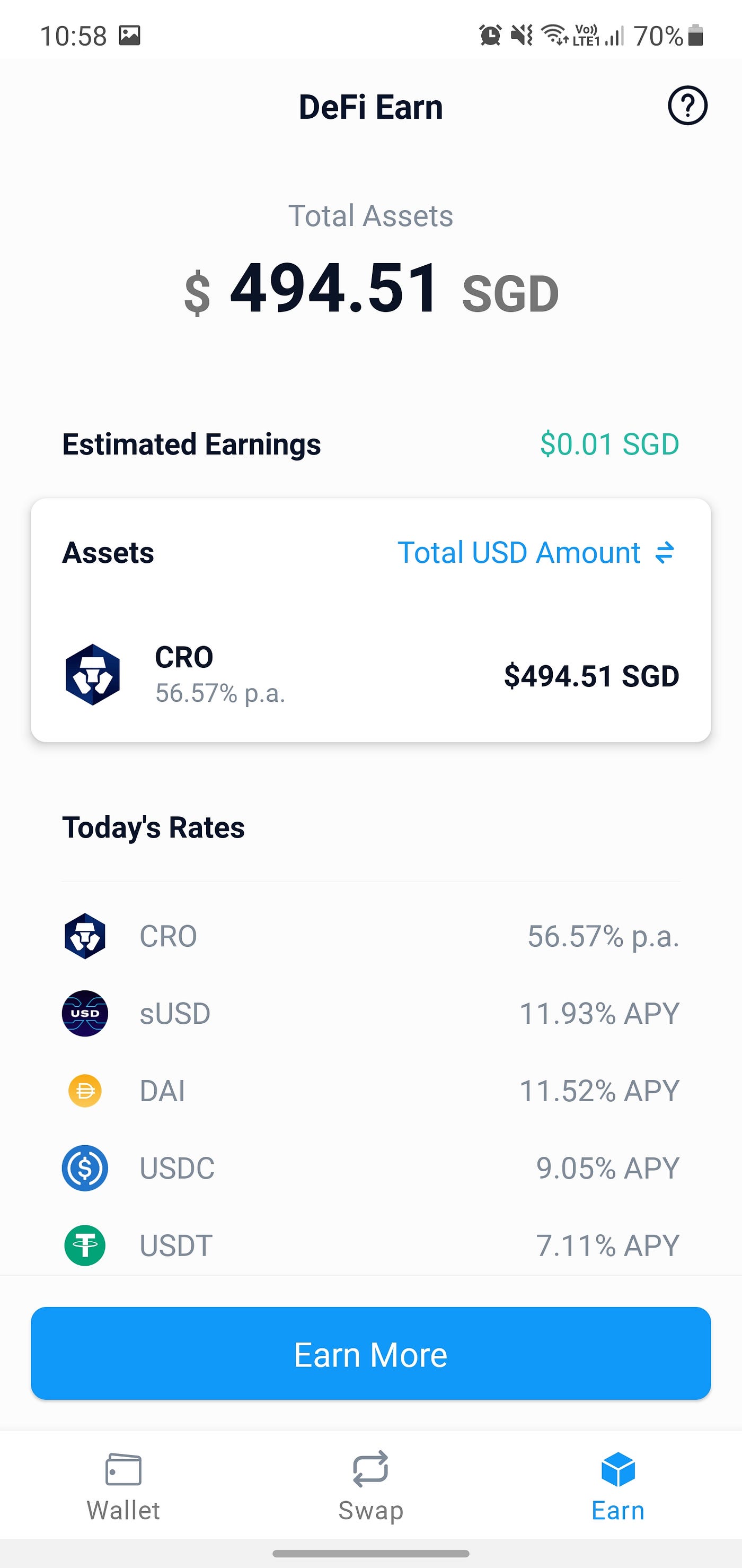 Crypto.com Defi Earn (2 months after launch) | by Kelvin | The Random Blog  | Medium