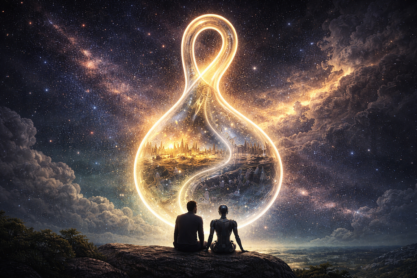 What If The Universe Is A Looping Klein Bottle?