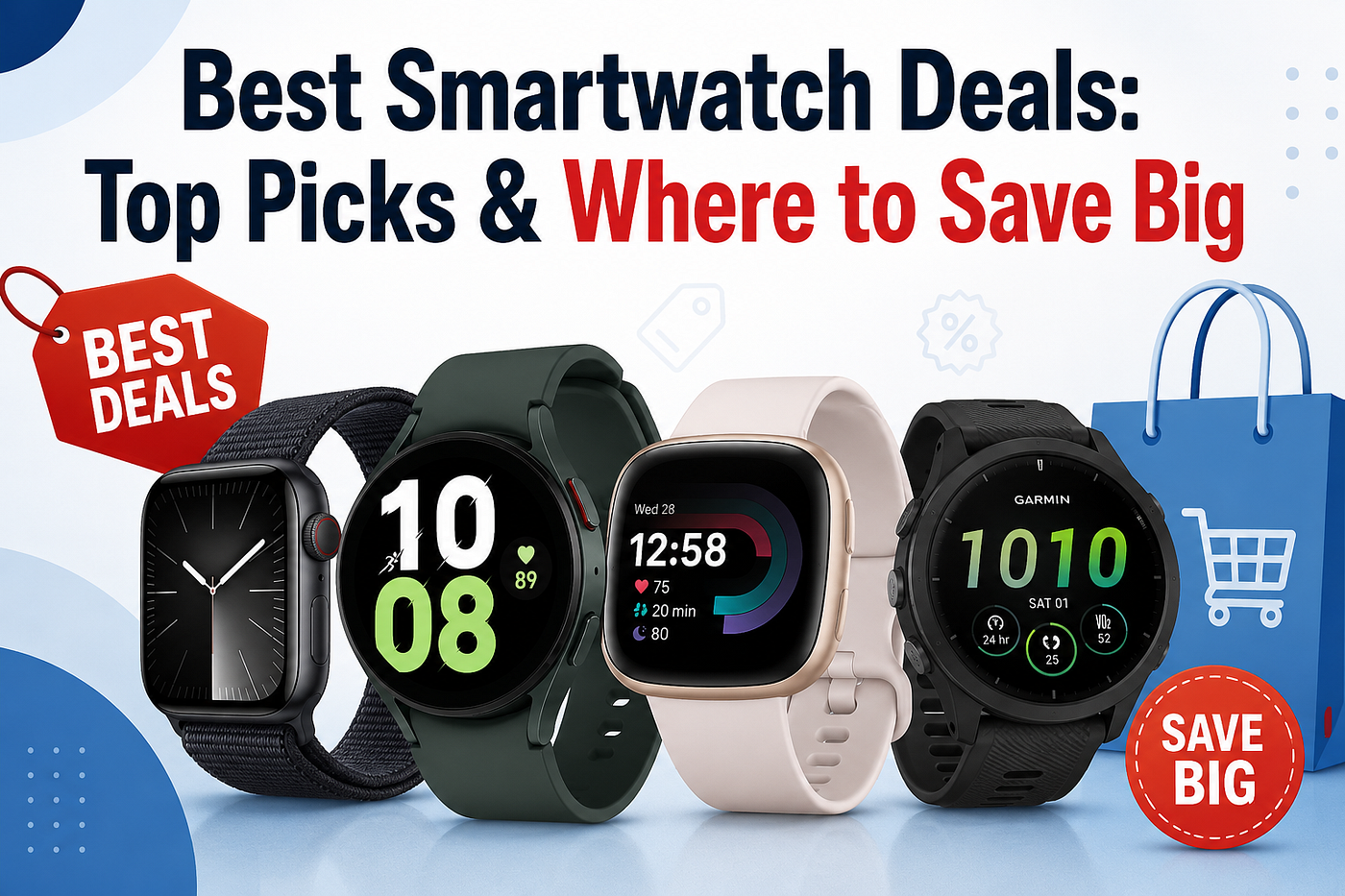 Best Smartwatch Deals: Top Picks & Where to Save Big