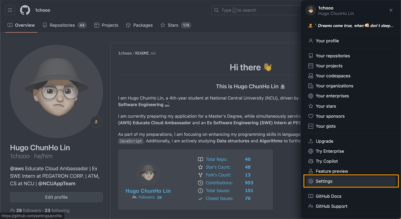 踏入Git 的世界：使用ssh 與GitHub 連線👨🏻‍💻 | by 1chooo | Medium