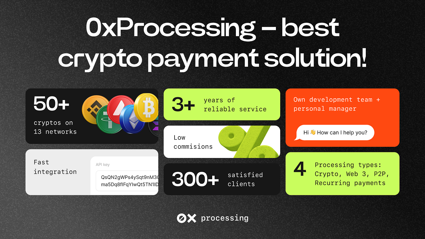 Discover 0xProcessing — Your Premier Partner in Crypto Payment Processing |  by 0xProcessing | Medium