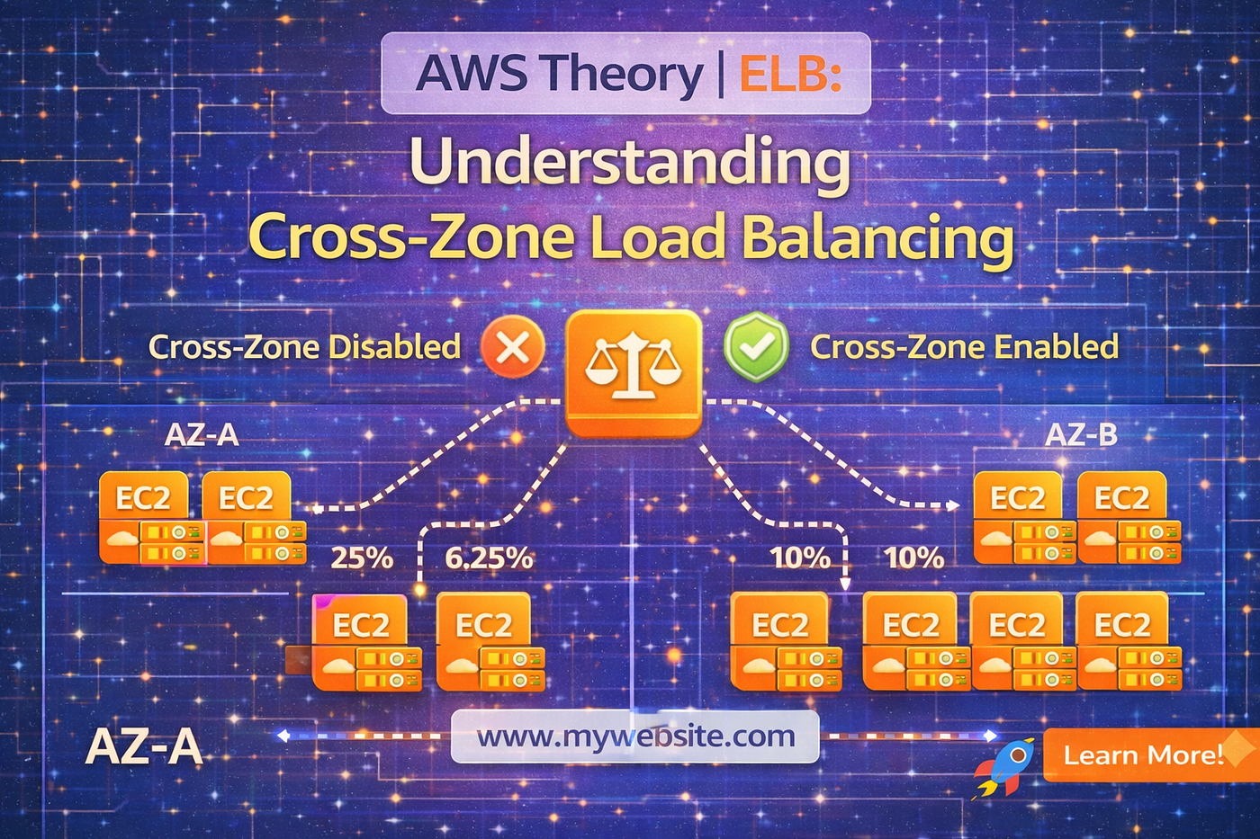 AWS Theory | ELB: Understanding Cross-Zone Load Balancing