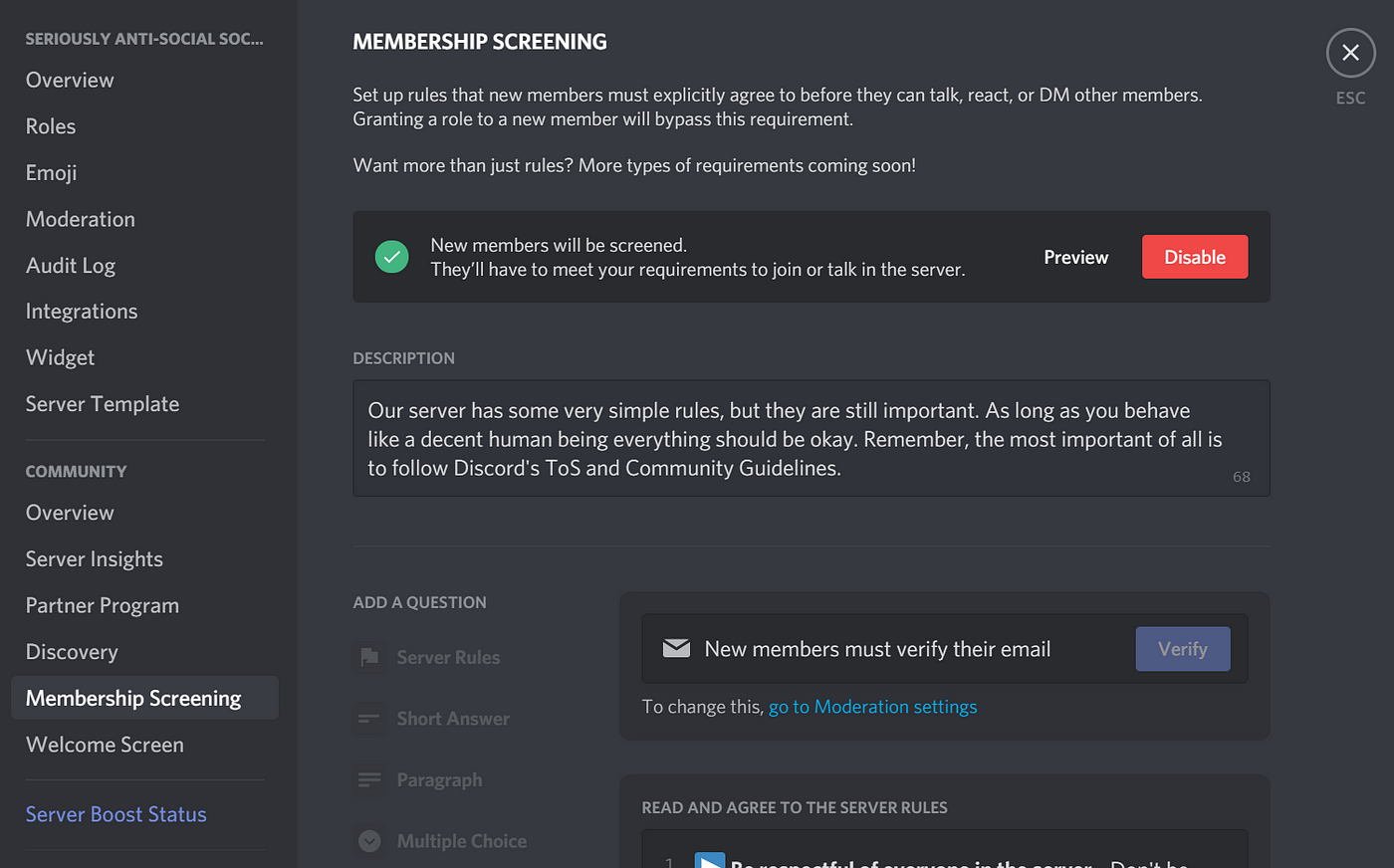 Create a discord club or server with details for you by Animalmanyt