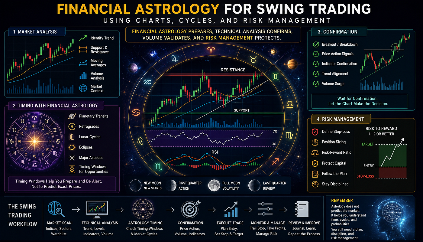 Financial Astrology for Swing Trading: Using Charts, Cycles, and Risk Management