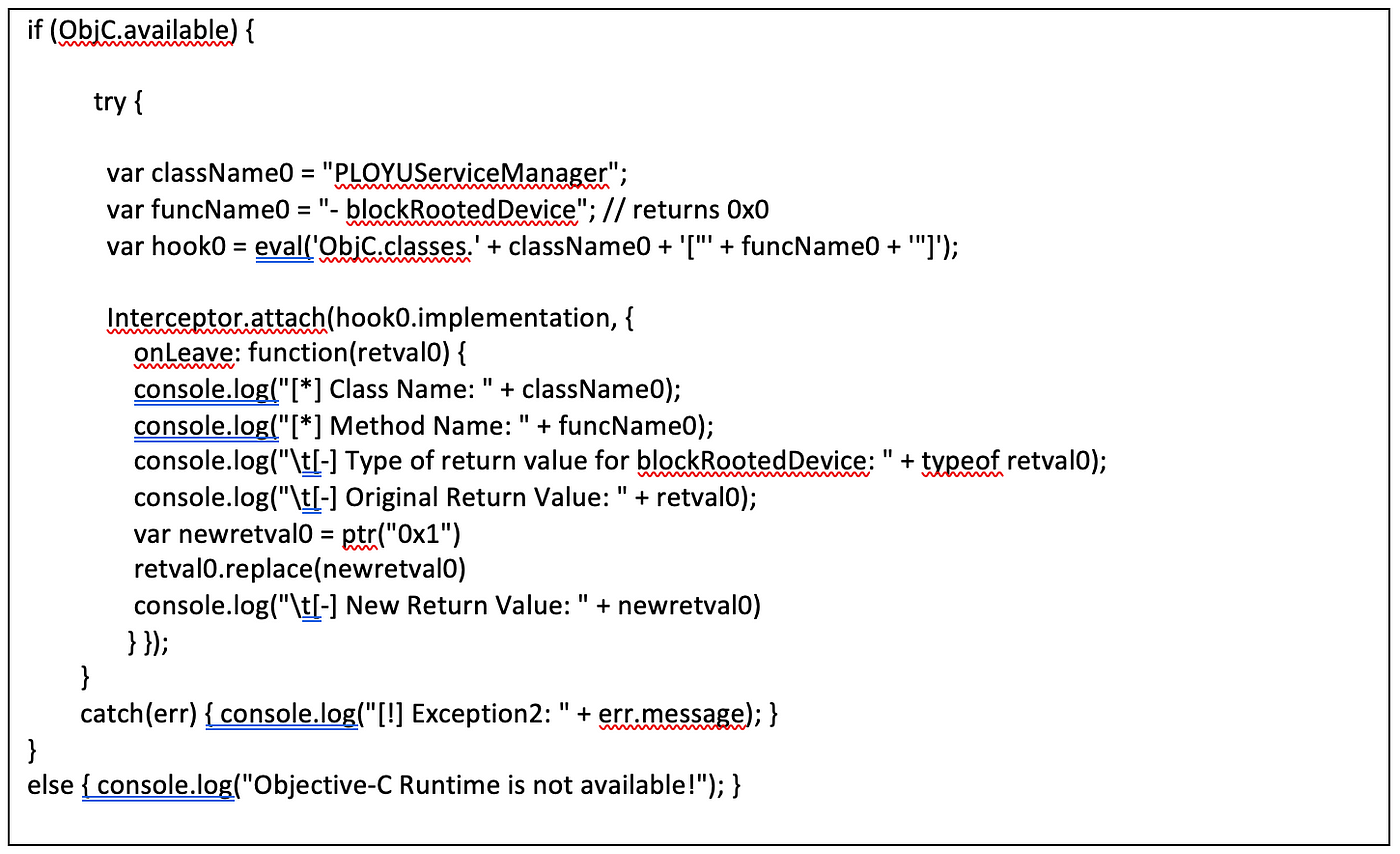 Boolean-Based iOS Jailbreak Detection Bypass with Frida