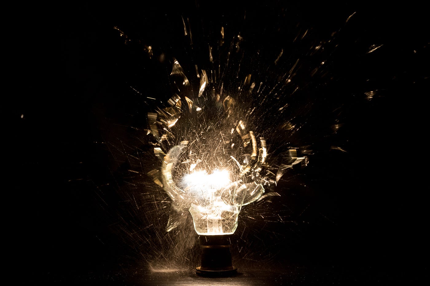 A (Broken) Light Bulb Moment. A case for innovating without the… | by  rachel audige | Medium