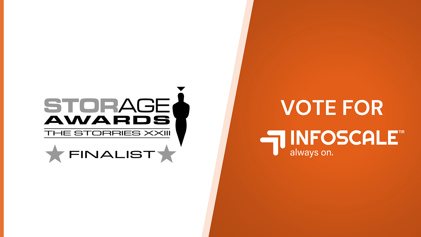 Storage Awards 2026, Vote now for InfoScale!