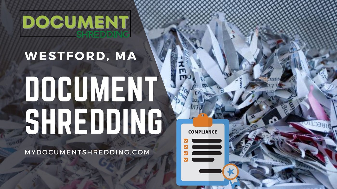 Westford, MA Secure Document Shredding Services from 89¢/Lbs