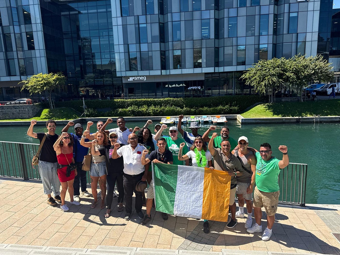 St Patrick’s Day in The Cape Town Harbour