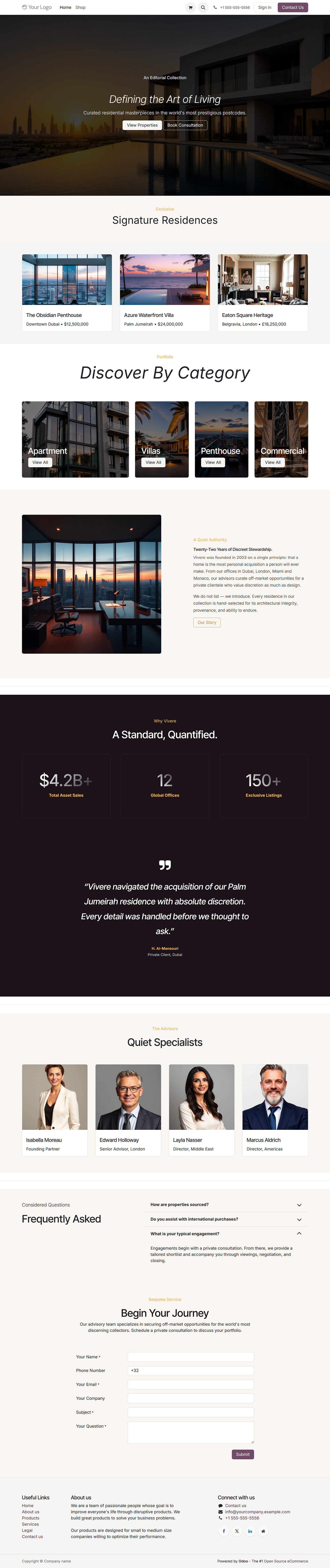 Designing a Luxury Real Estate Website That Feels Like an Experience