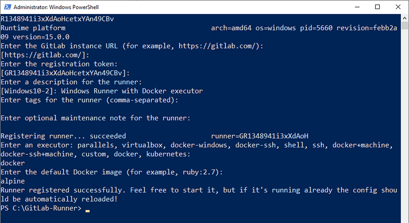 Install Docker script executors
