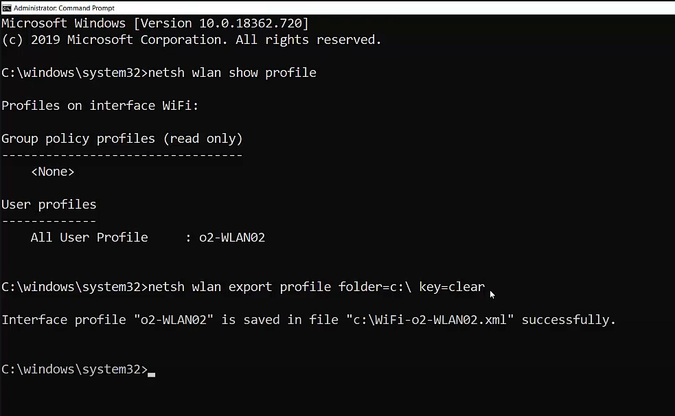 Toturial how to hack wifi password using CMD. #cmd #command #commandpr