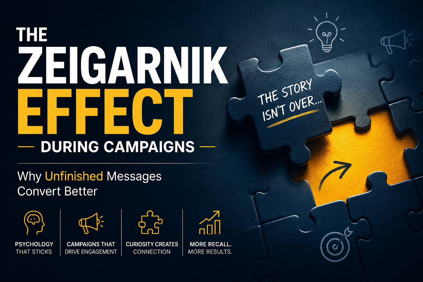 The Zeigarnik Effect in Marketing Campaigns: Why Unfinished Messages Convert Better