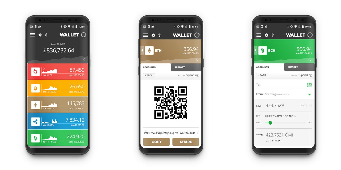 Sending and Receiving with the Secure Wallet | by ECOMI | ECOMI | Medium