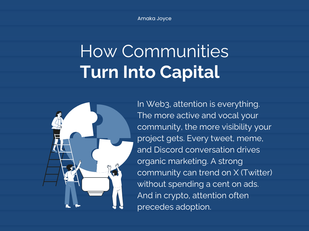From Community to Capital: Building Engaged Web3 Communities. | by Amaka  Joyce | Medium