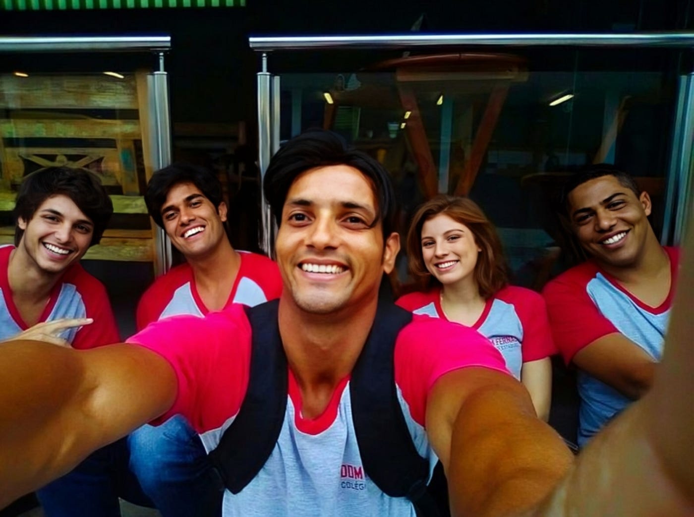 Romero Silva, Bruno Guedes, Fabio Scalon, Giulia Gayoso e Matheus Dias