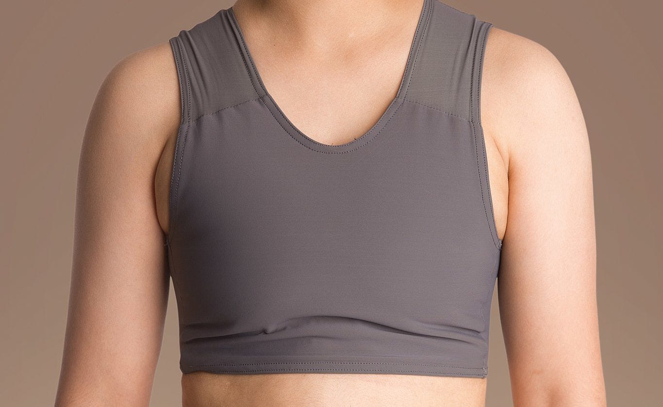 I've been binding my chest with two sports bras and I've been