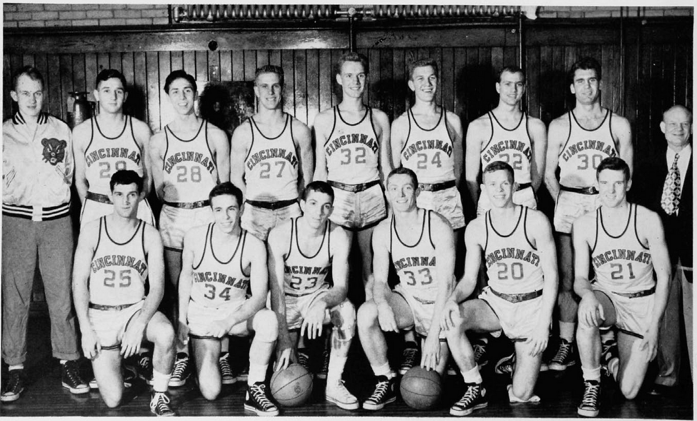 Every Bearcats Basketball Uniform Ever (Part 1: 1898–1971), by Spencer  Tuckerman