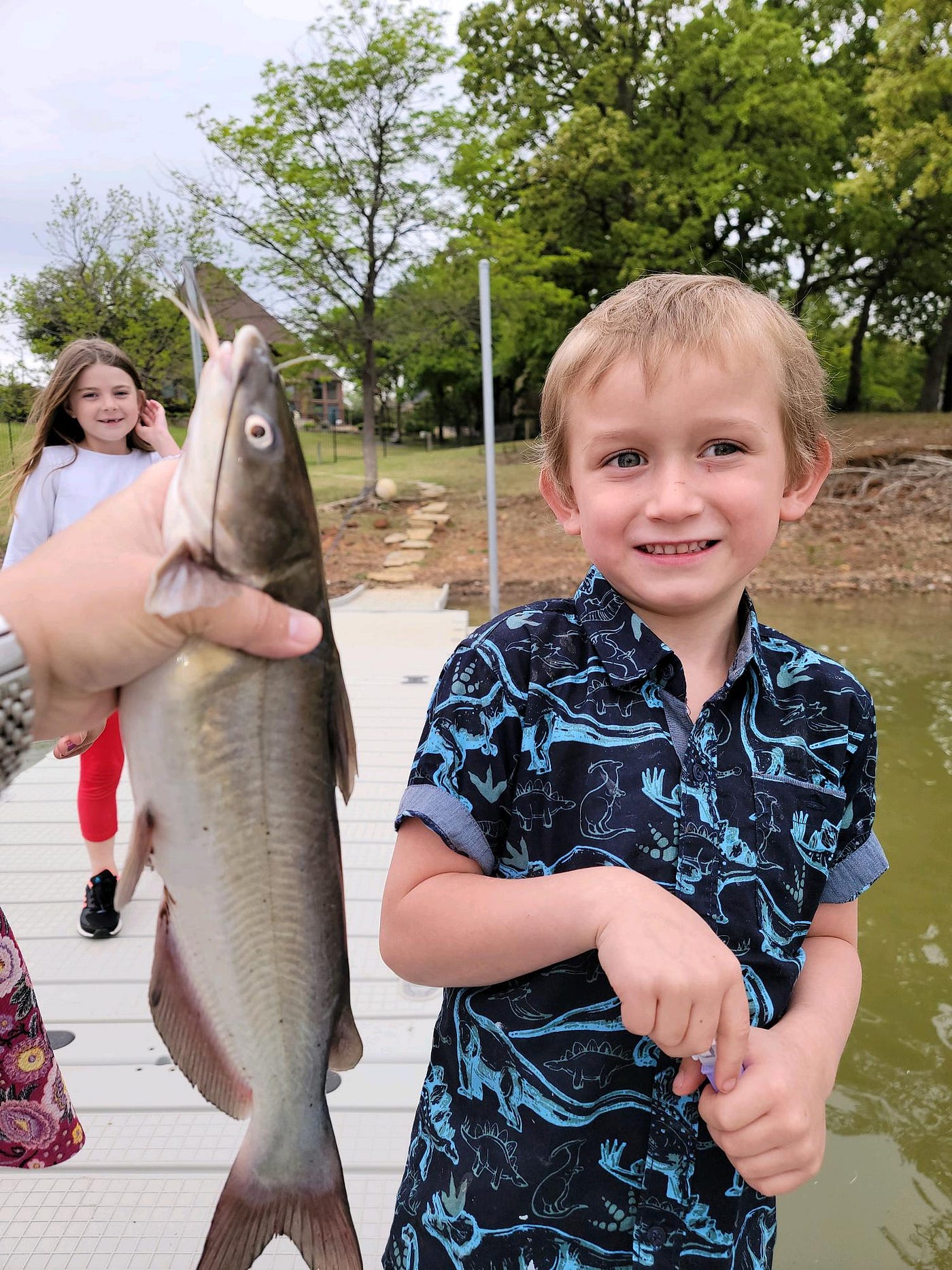Easter fishing on Lake Lewisville by Jared Davidson Medium